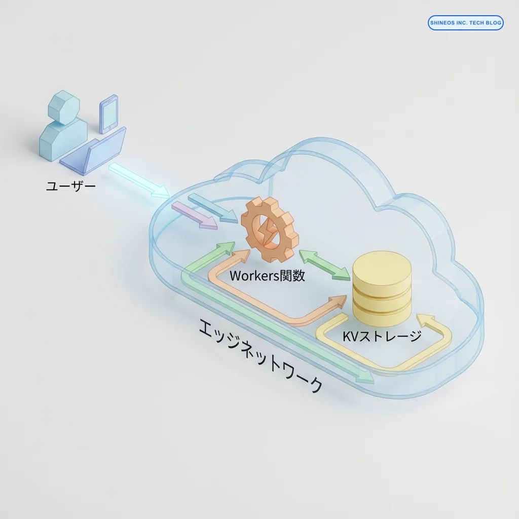 Cloudflare PagesとWorkersのアーキテクチャ