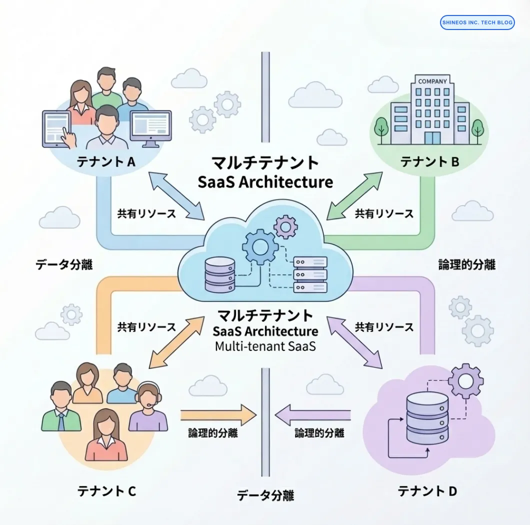 マルチテナントSaaSアーキテクチャの設計指針 - スケーラブルなSaaS基盤の構築