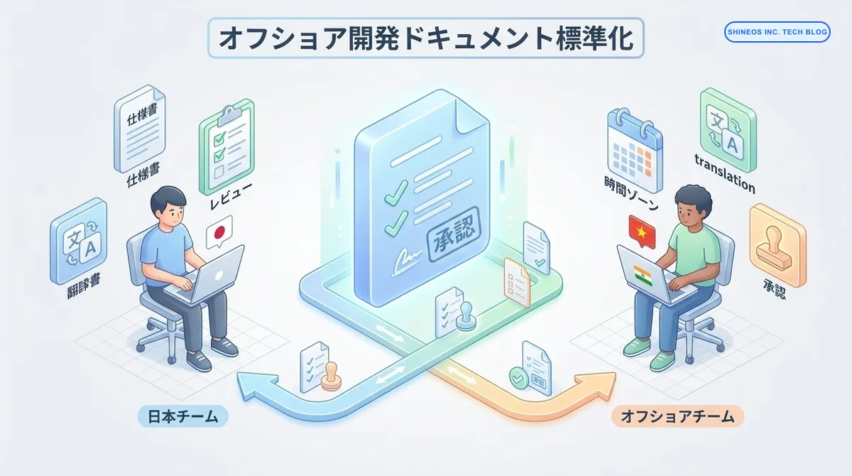 「仕様が伝わらない」を防ぐ、オフショア開発におけるドキュメント作成とレビューの標準化