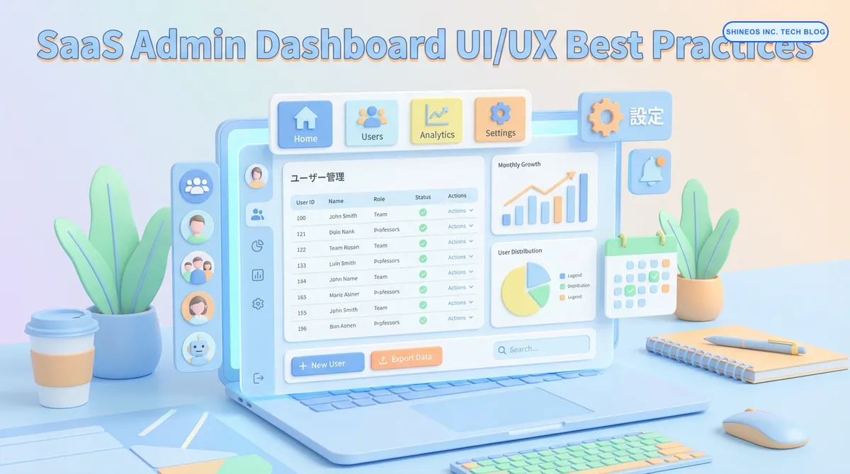 「使いにくい」と言わせない！SaaS管理画面におけるUI/UX設計のShineos流ベストプラクティス