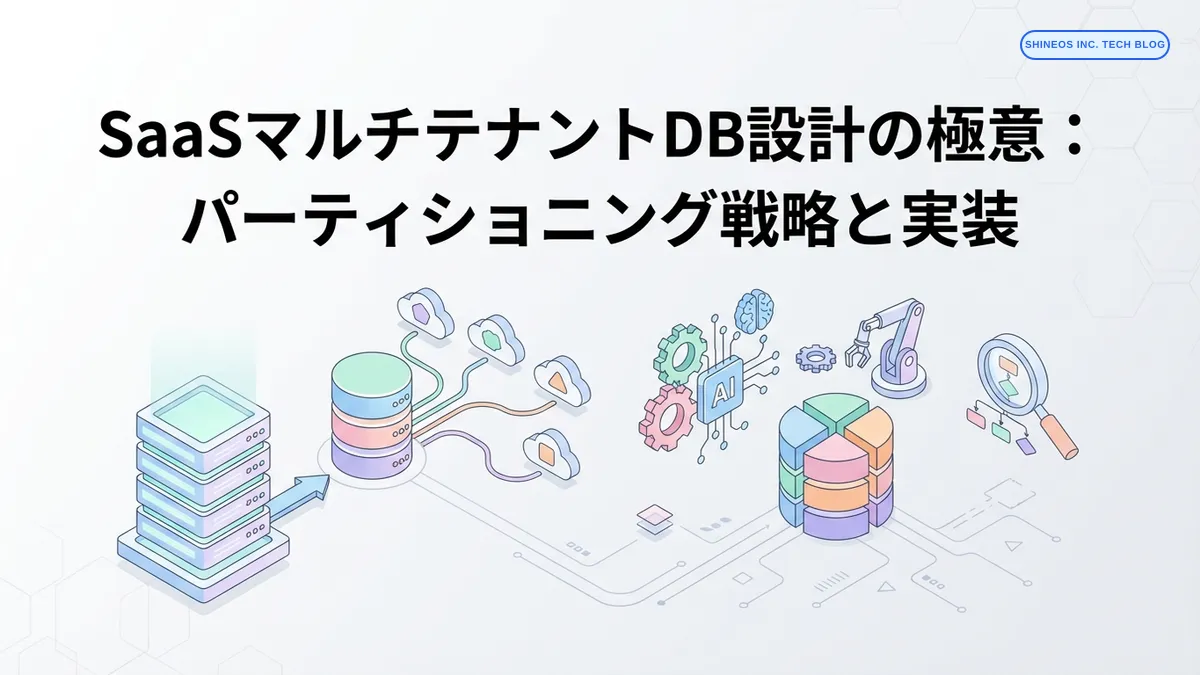 SaaSマルチテナントDB設計の極意：パーティショニング戦略と実装