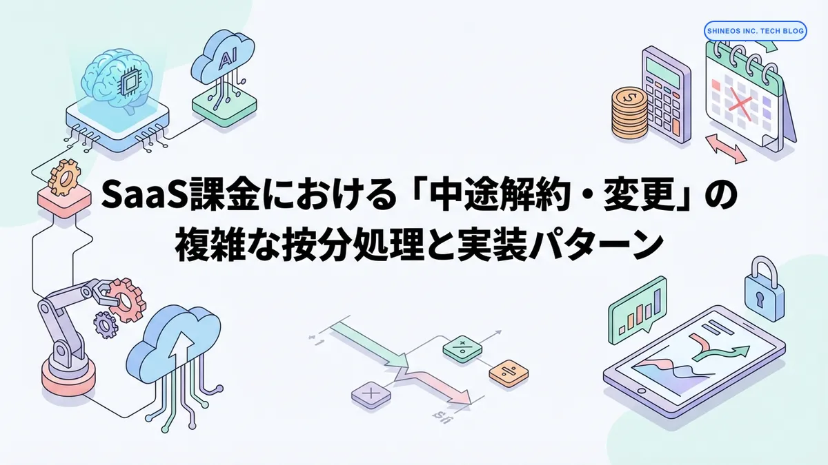 SaaS課金における「中途解約・変更」の複雑な按分処理と実装パターン